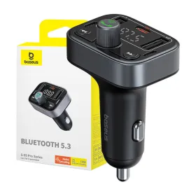 <![CDATA[FM Transmitter Baseus S-09 Pro, Bluetooth (black)]]>